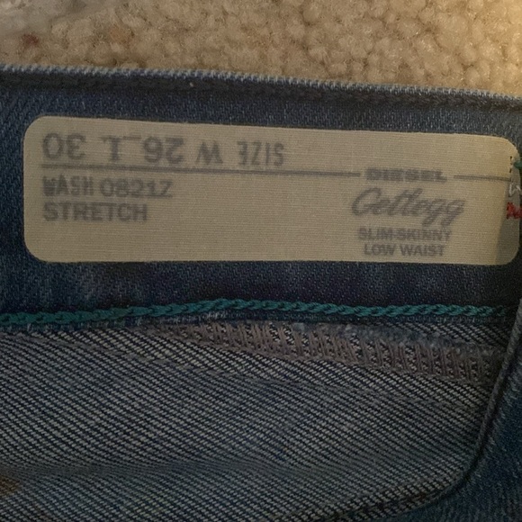 Diesel Women's Skinny Jeans - Dark Blue - Picture 7 of 13